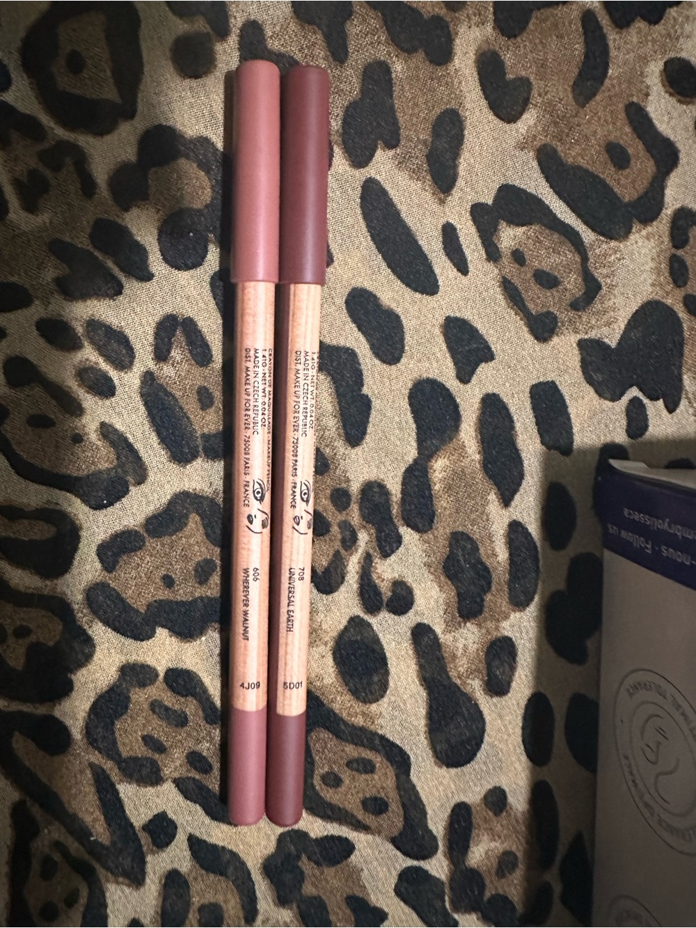 Makeup Forever Lip Liners in Mauve Pink and Dusty Rose